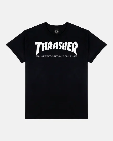 Thrasher Skateboard Magazine T-Shirt in Black