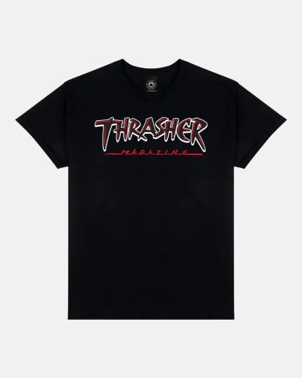 Thrasher Magazine Slash T-Shirt in Black